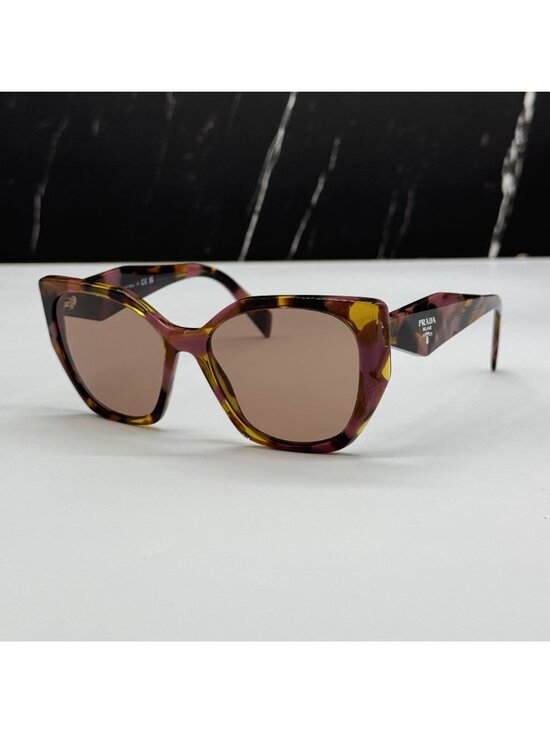 NEW PRADA PR19ZS 18N10D SUNGLASSES PR 19ZS 18N10D HAVANA WOMEN OVERSIZED SPR 19Z main image 8